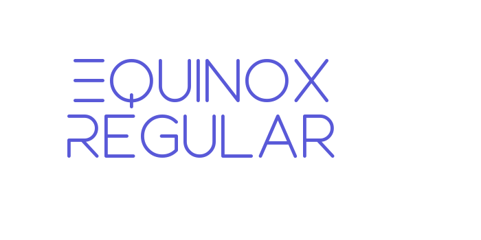 Equinox Regular Font Download