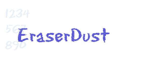 EraserDust font free