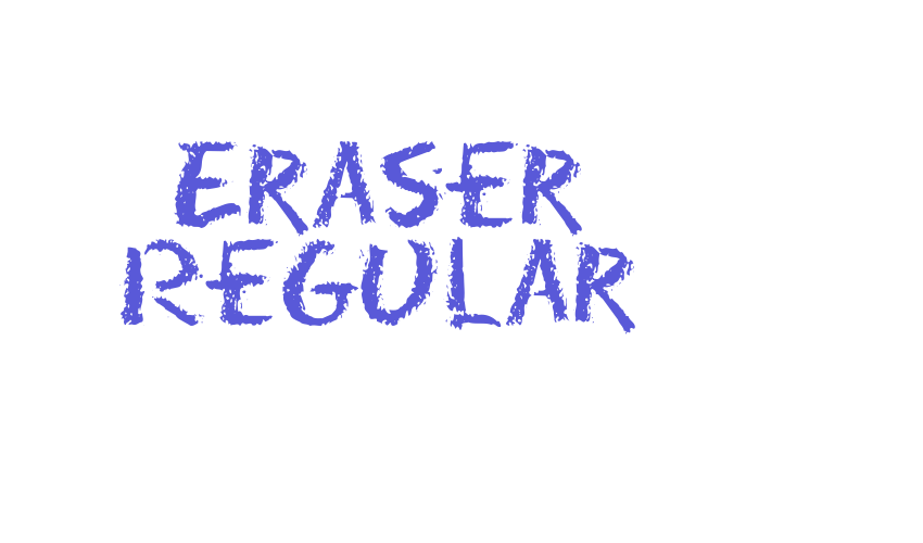 Eraser Regular Font Download