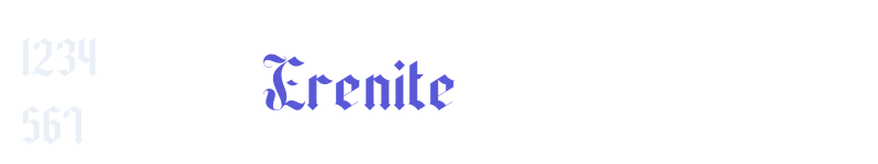 Erenite-related font