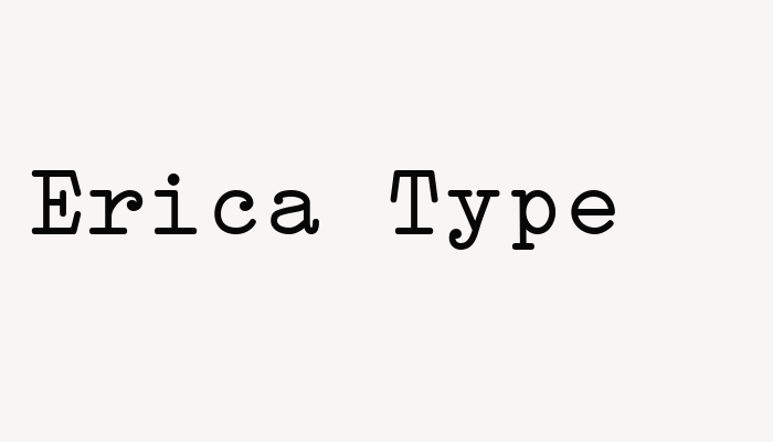 Erica Type font download