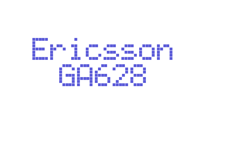 Ericsson GA628 Font Download