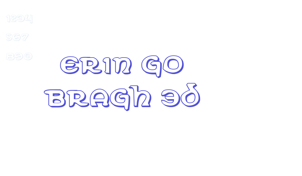 Erin Go Bragh 3D-font-download