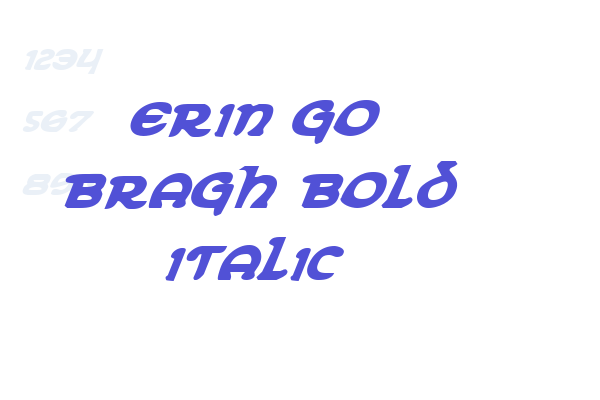 Erin Go Bragh Bold Italic