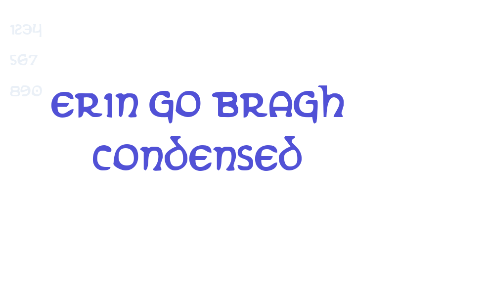 Erin Go Bragh Condensed-font-download