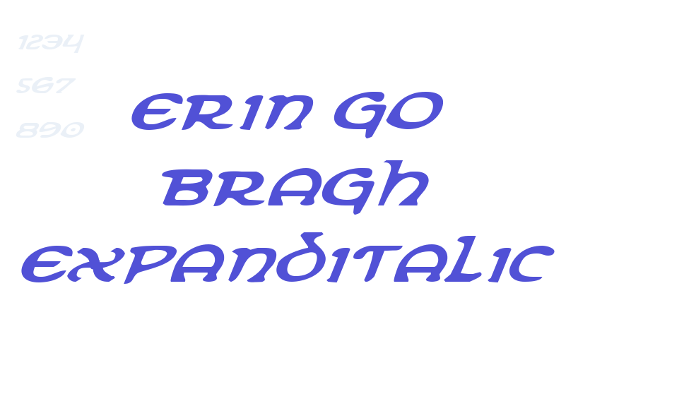 Erin Go Bragh ExpandItalic-font-download