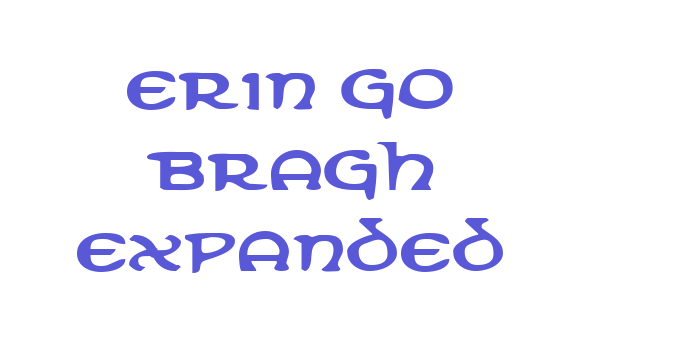 Erin Go Bragh Expanded Font Download