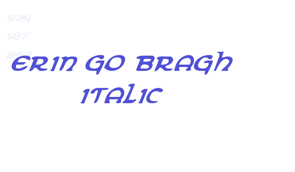 Erin Go Bragh Italic-font-download