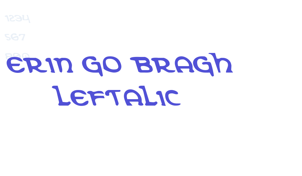 Erin Go Bragh Leftalic-font-download