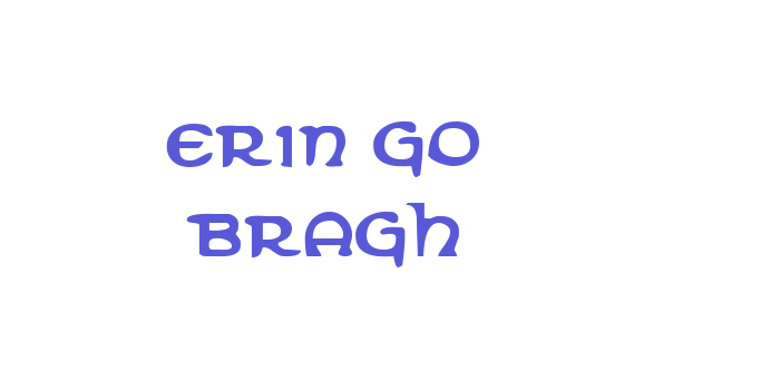 Erin Go Bragh Font Download