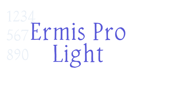 Ermis Pro Light font free