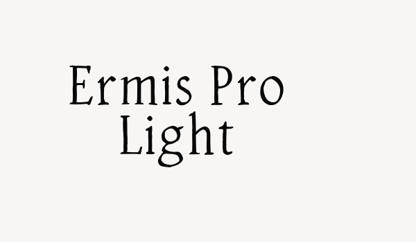 Ermis Pro Light Font