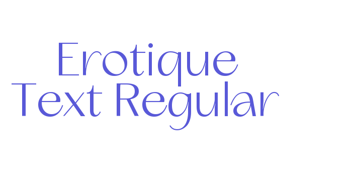 Erotique Text Regular Font Download