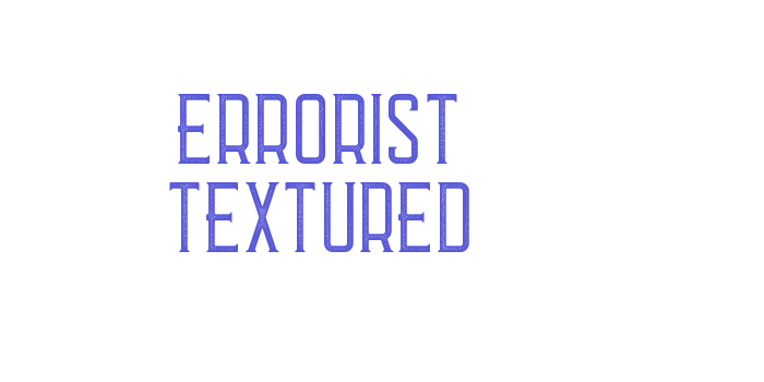 Errorist Textured Font Download