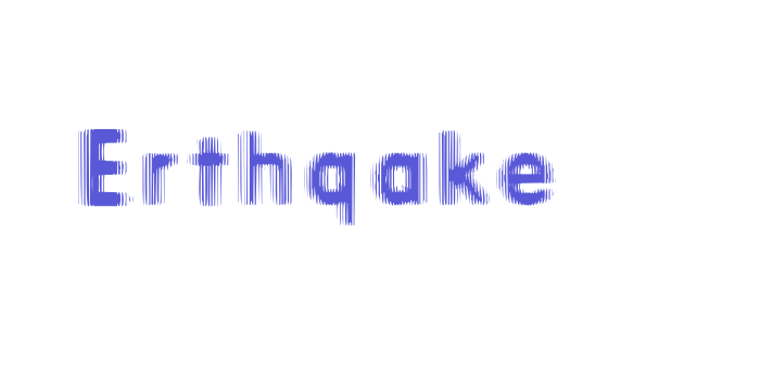 Erthqake Font Download