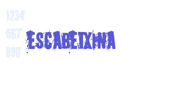 Escabetxina font free