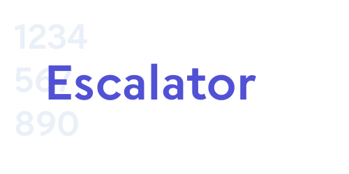 Escalator-font-download