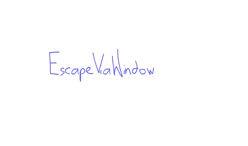 EscapeViaWindow Font Download