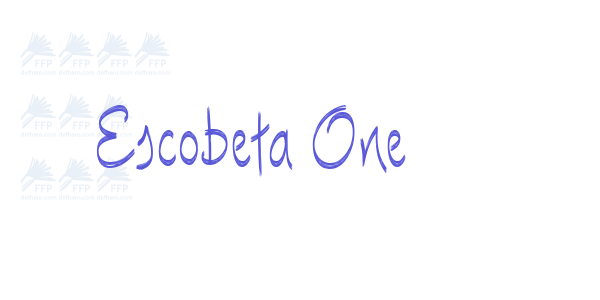 Escobeta One font free