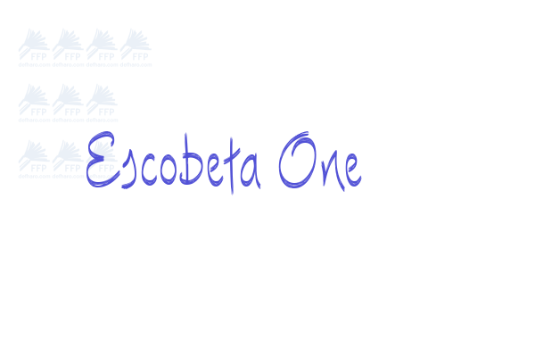 Escobeta One Font Download