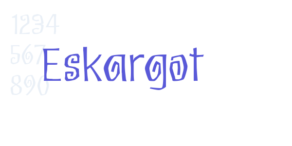 Eskargot font