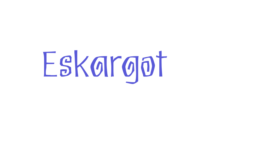 Eskargot Font Download