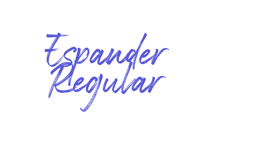 Espander Regular Font