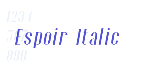 Espoir Italic-font-download