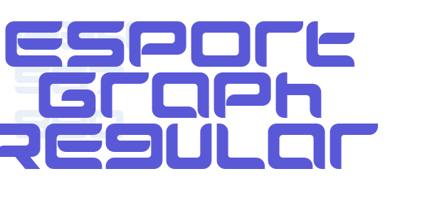 Esport Graph Regular font free