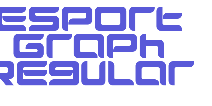 Esport Graph Regular Font