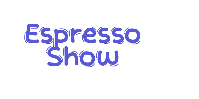 Espresso Show Font Download