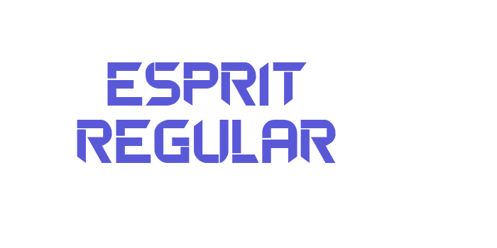 Esprit Regular Font Download