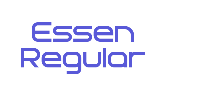 Essen Regular Font