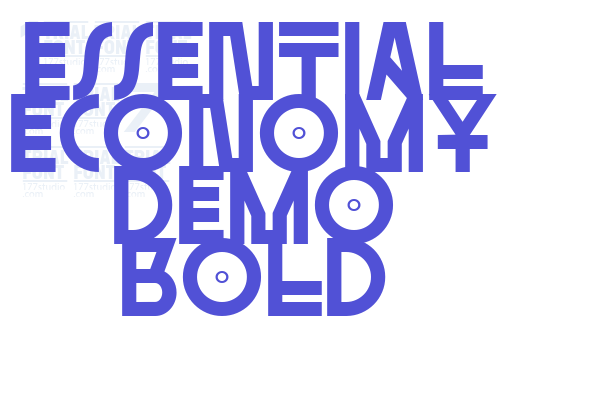 Essential Economy Demo Bold