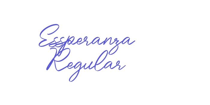 Essperanza Regular Font Download