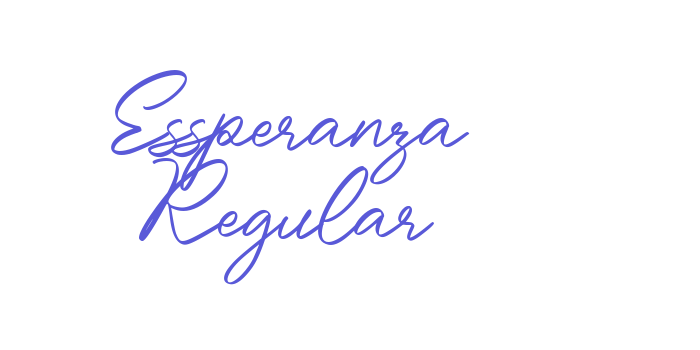 Essperanza Regular Font