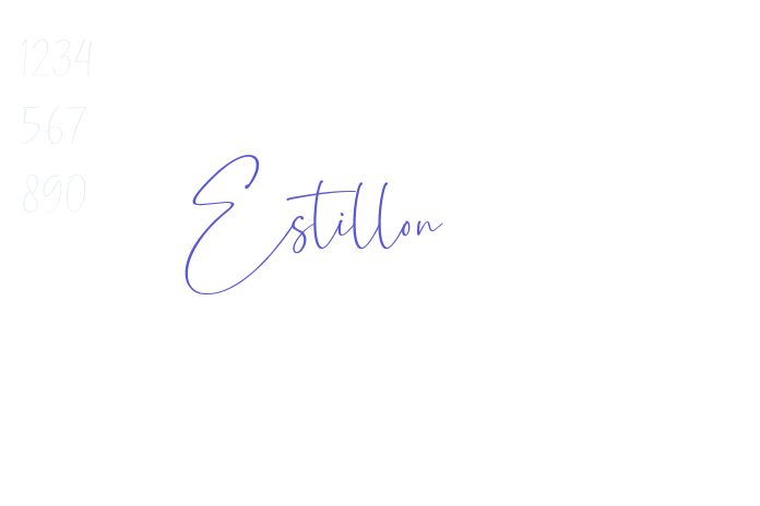 Estillon font