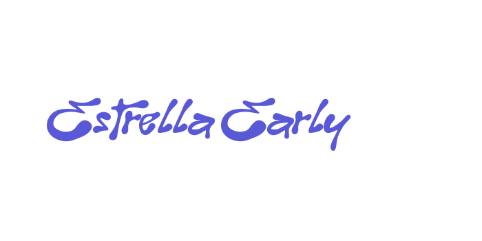 Estrella Early Font