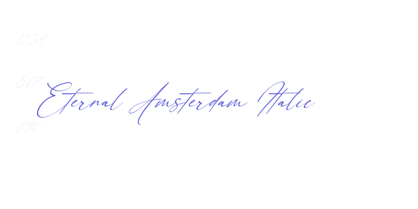 Eternal Amsterdam Italic font free