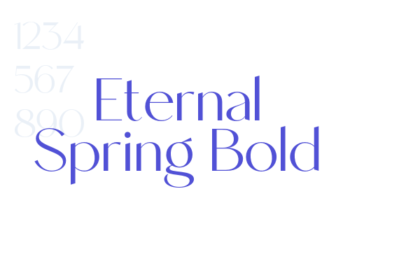 Eternal Spring Bold