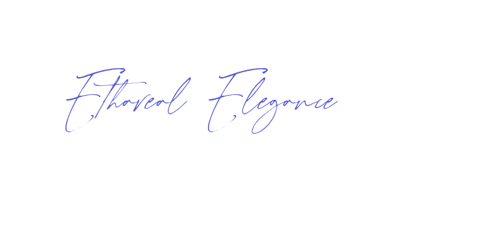 Ethareal Elegance Font Download