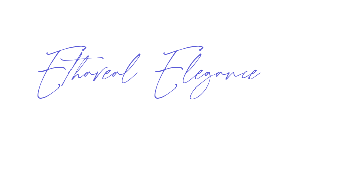 Ethareal Elegance Font