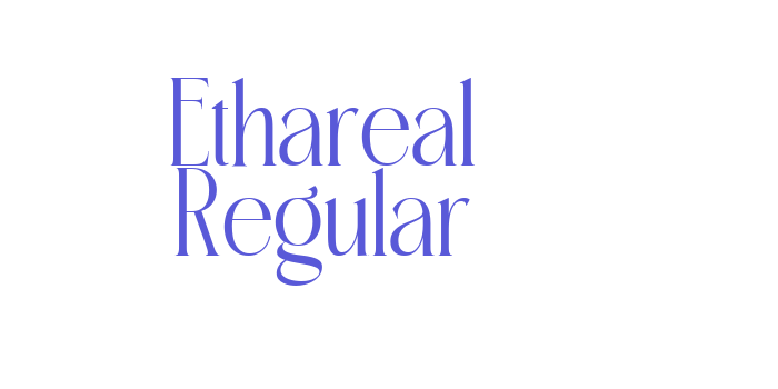 Ethareal Regular Font Download