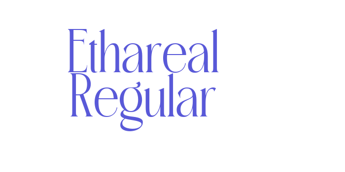 Ethareal Regular Font