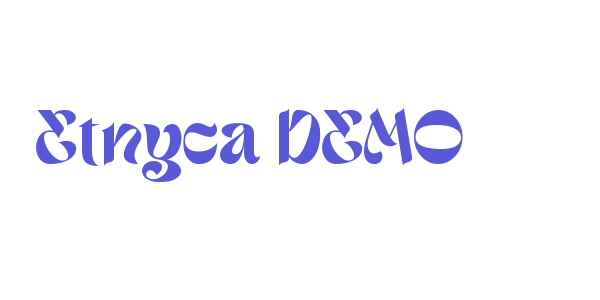 Etnyca DEMO font free