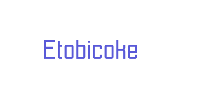 Etobicoke Font Download