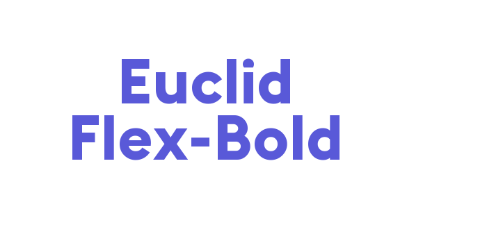 Euclid Flex-Bold Font Download