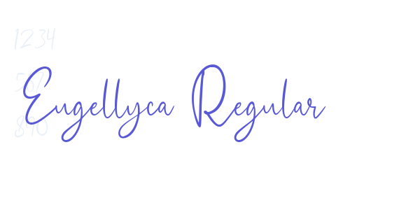 Eugellyca Regular font free