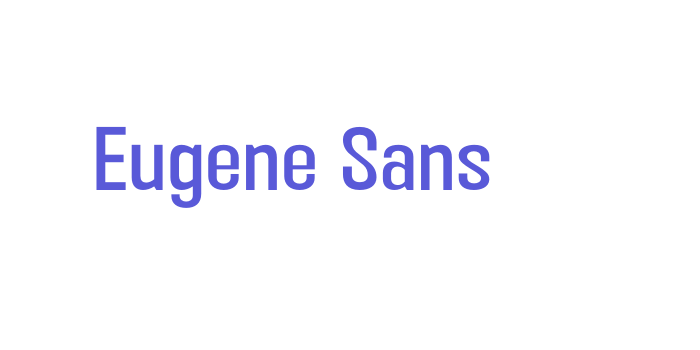 Eugene Sans Font Download