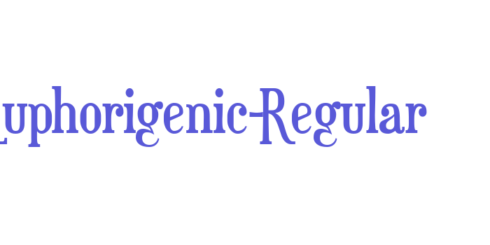 Euphorigenic-Regular Font Download